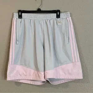 adidas Shorts Adidas Bandrix Athletic Workout Shorts Grey And Pink With Logo Mens Size L Poshmark